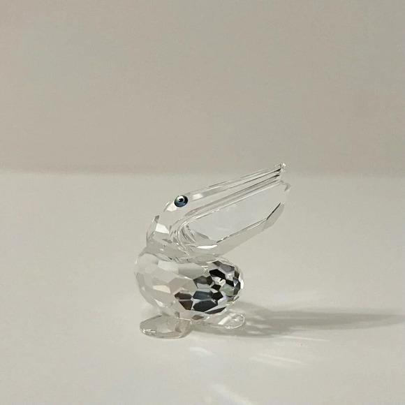 Swarovski Crystal Pelican Figurine Miniature 1.25 Inch - Picture 8 of 15
